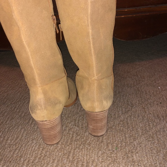 Real Suede Leather boots women’s 8.5 - Picture 5 of 8